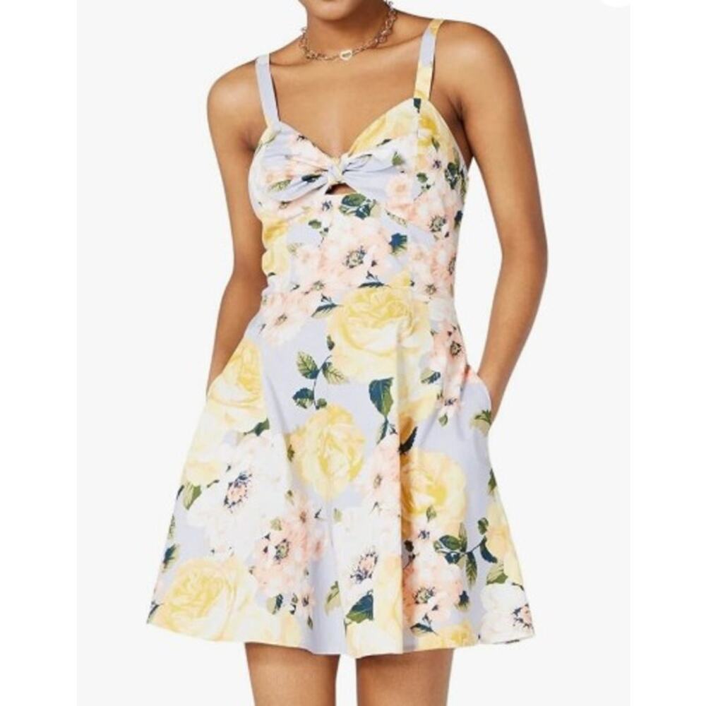 Speechless Womens Juniors Sleeveless Floral Mini Dress size 7